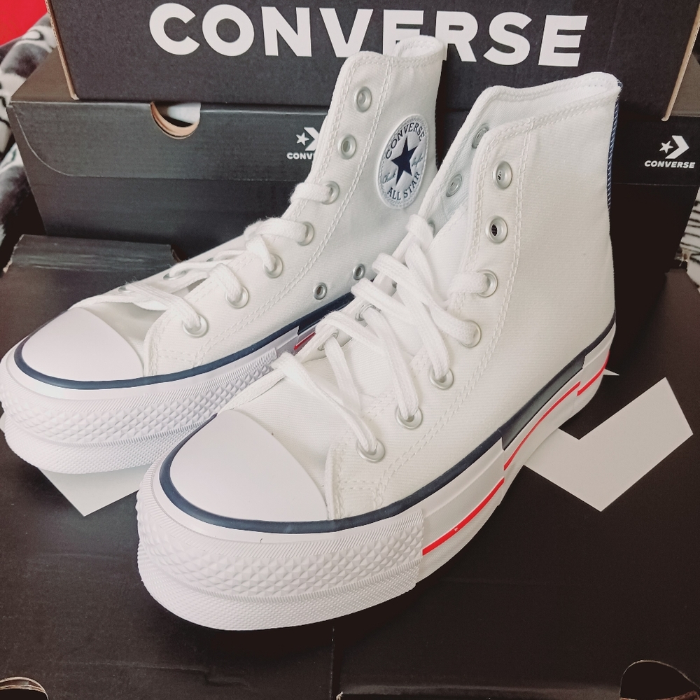 Converse Chuck Taylor All Star Lift Retro Denim Shoes Size 6 - Picture 8 of 12